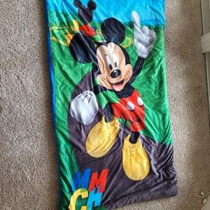 Mickey mouse sleeping bag